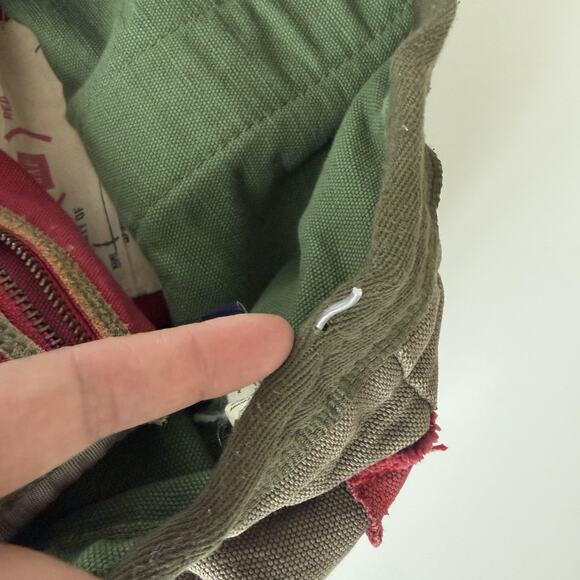 Vintage GAP Tote Bag Rugged Cotton Canvas Utility Workwear Gorp Military Y2K - Picture 12 of 12
